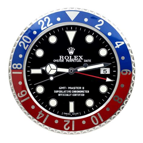 rolex pepsi wall clock.